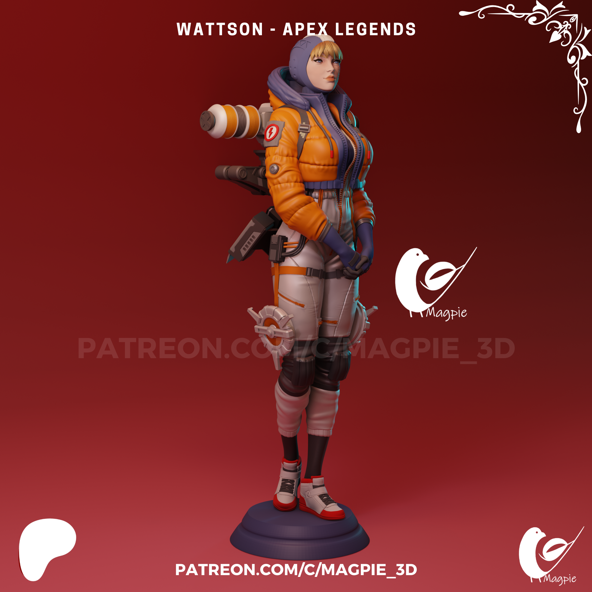 Wattson - Apex Legends Magpie_3d 03 